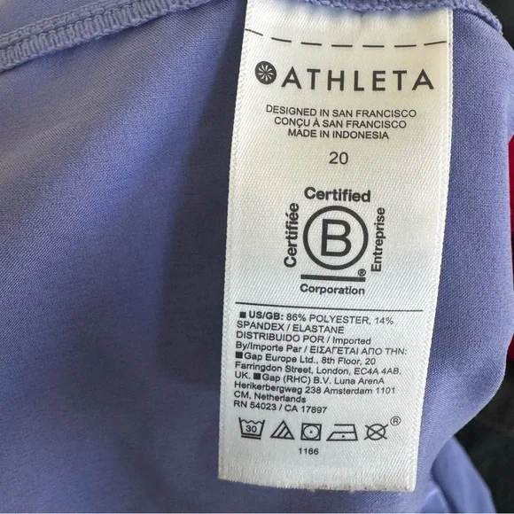 Athleta Arrival Pants Straight Leg Pants Size 20 Plus Size Adonis Purple - Picture 8 of 8